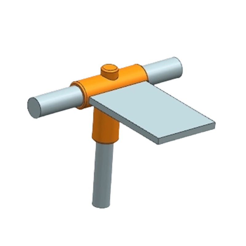 DW5 Vertical T-Type Multi-Conductor to Ground Rod Welding Mold (Three-Way Connection)